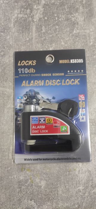Cadeado alarme para motos || disc lock for bike