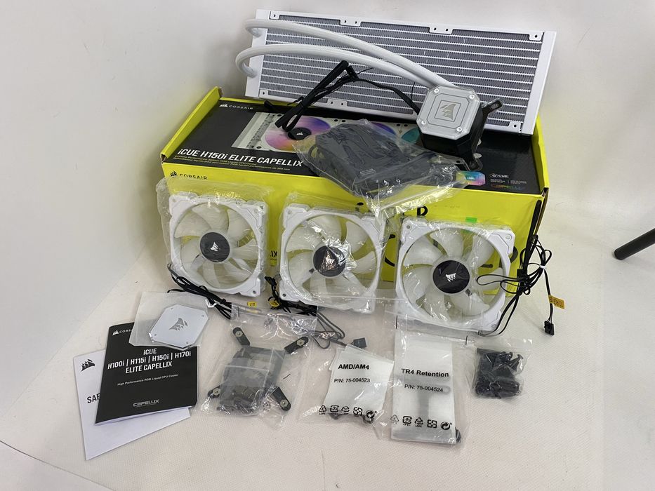 Система водяного охолодження Corsair icue h150i elite capellix white