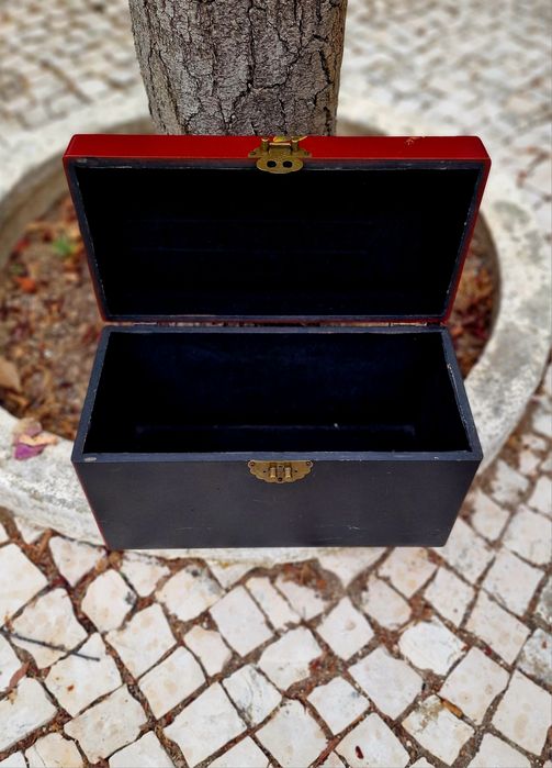 Caixa madeira vintage