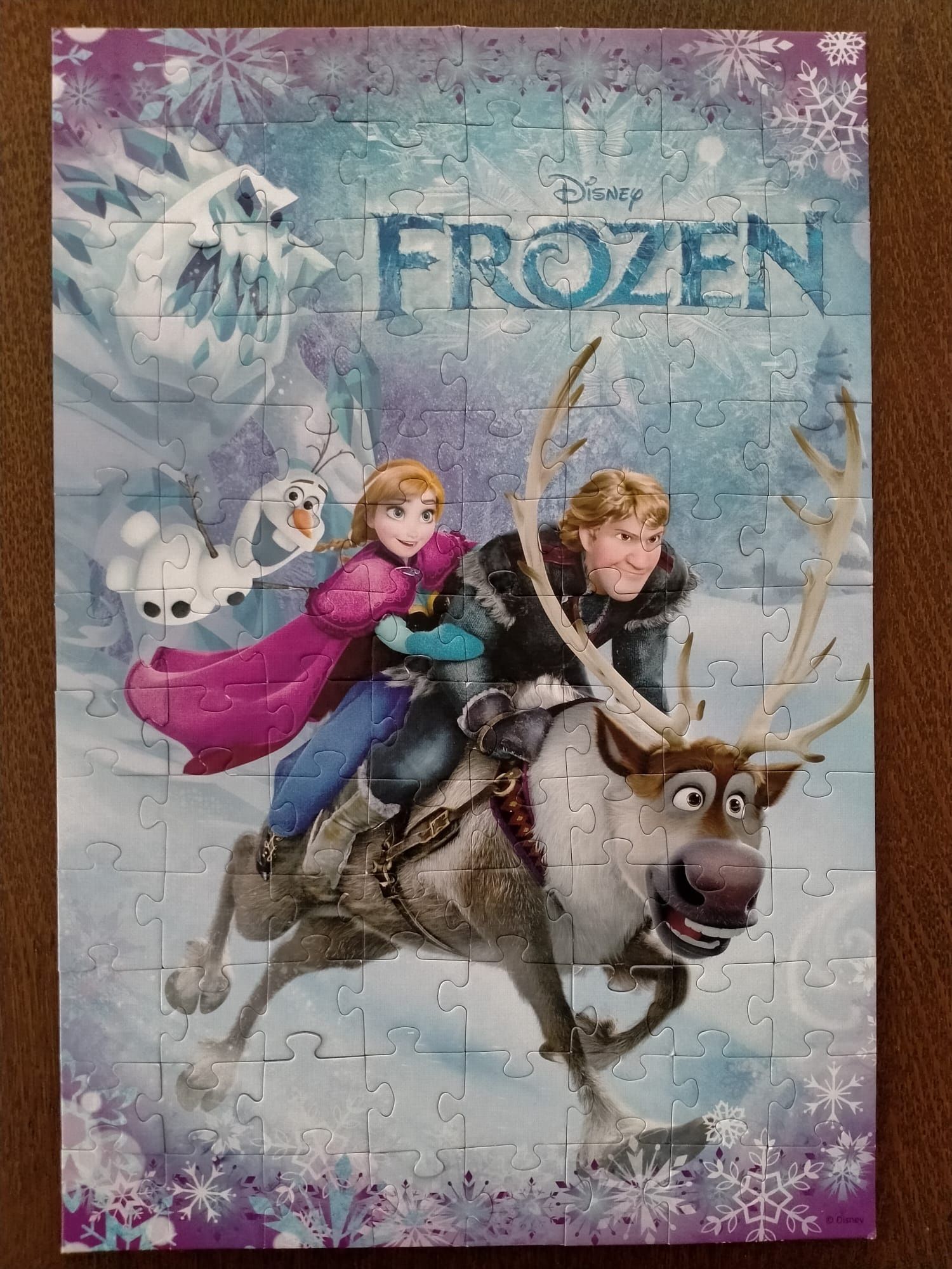 Puzzle Frozen Kraina Lodu 100 elementów