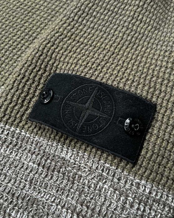 Светр STONE ISLAND 507A4 Gradient Knit Sweater Shadow Project Olive