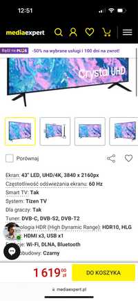 Telewizor samsung 43 cale w bardzo dobrym stanie landy zadbany