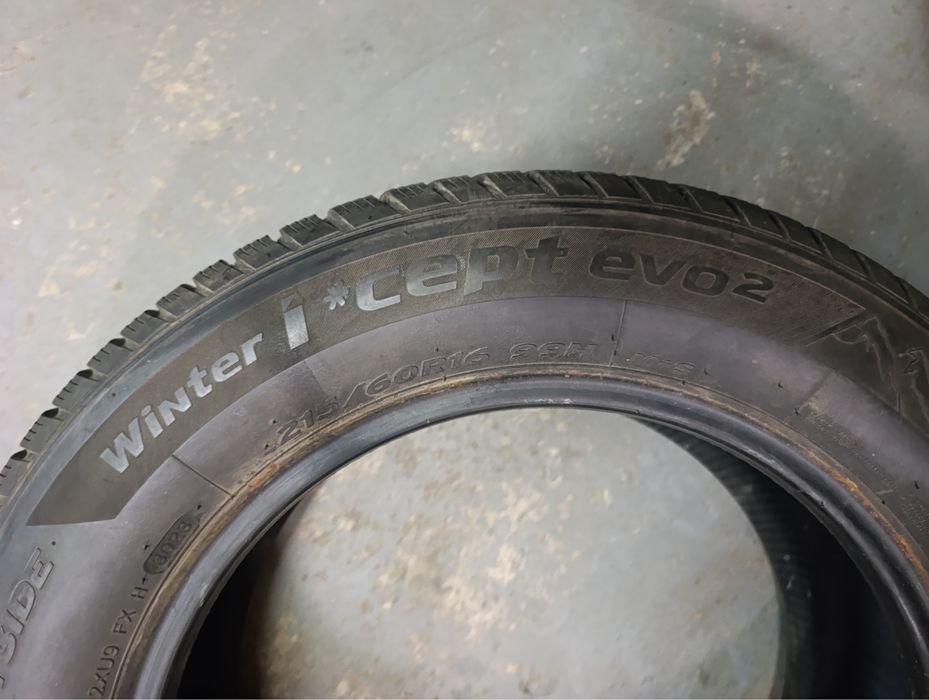 16 215/60 Hankook WinterIceptEvo2 шини зима