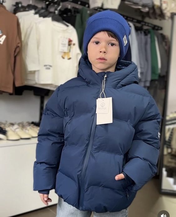 Дитяча куртка Zara євро зима для хлопчика 128