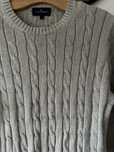 Sweter warkocz welna