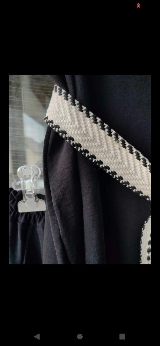 Okazja.  Tunika/ sukienka czarna z paskiem uni Made in Italy