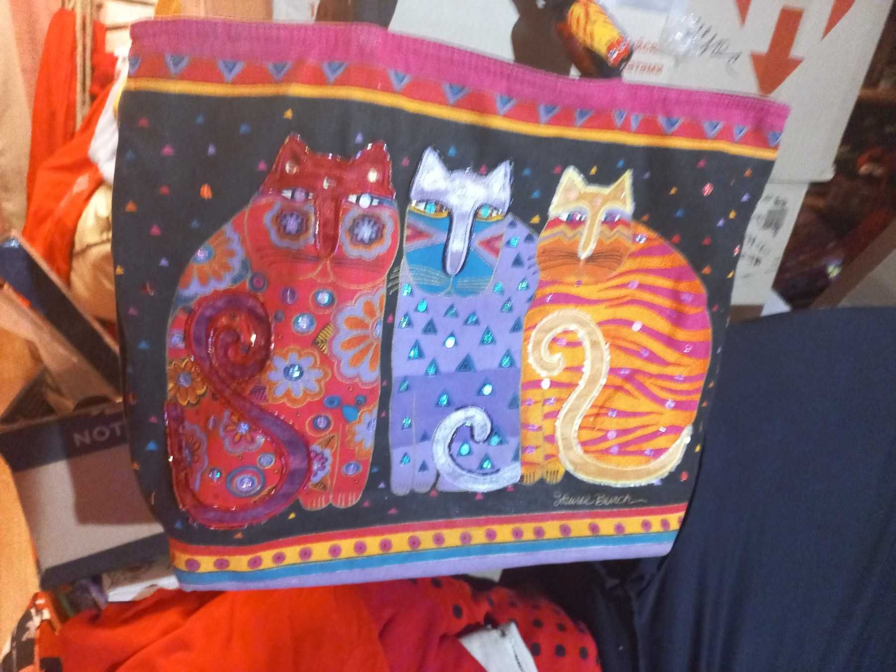 сумка кошка коты дизайнер америка Laurel Burch Cat Bags Лаурель Бёрч.