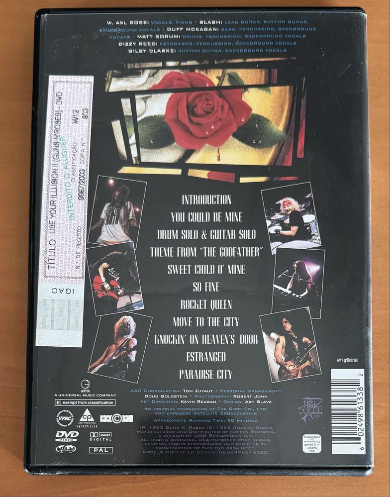 DVD “Guns N’Roses - Use Your IIIusion II