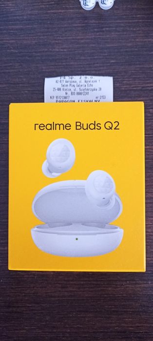 Nowe, zaplombowane słuchawki bluetooth Realme Buds Q2