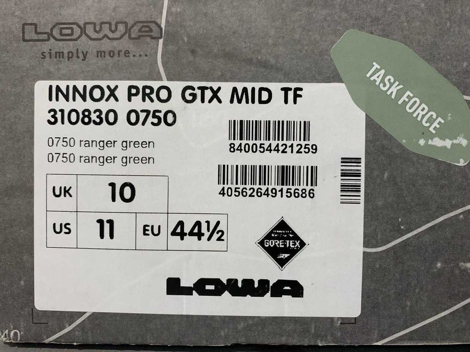 Р.43. Черевики військові літні Lowa Innox Pro GTXMid TF - Coyote (б/в)