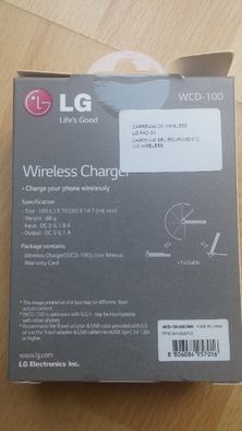 Carregador Wireless LG Original