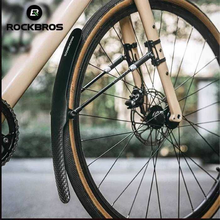 Błotnik rowerowy uniwersalny z regulacją - czarny ROCKBROS