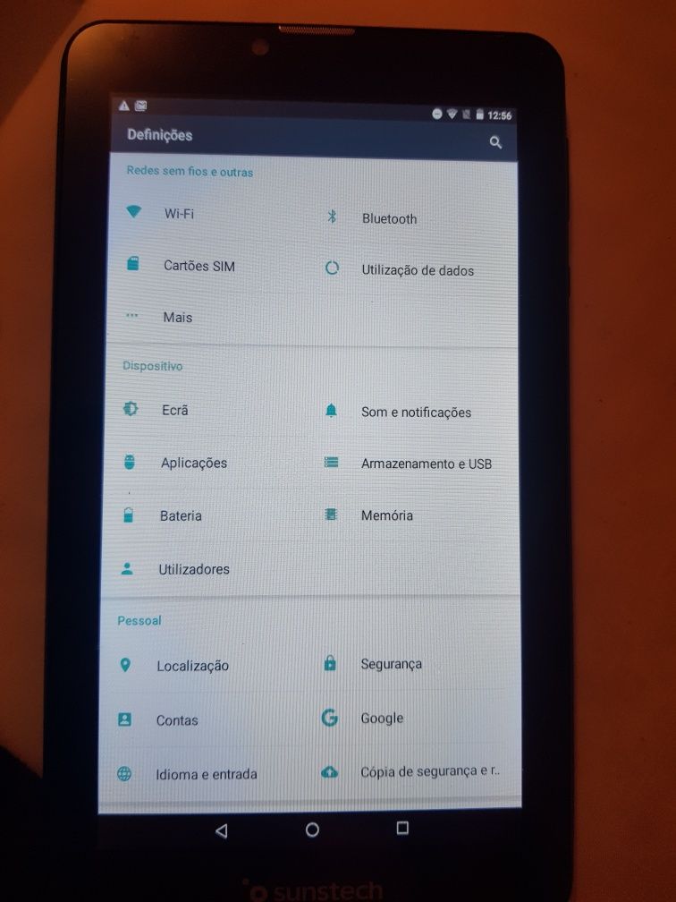 Tablet sunstech 7".