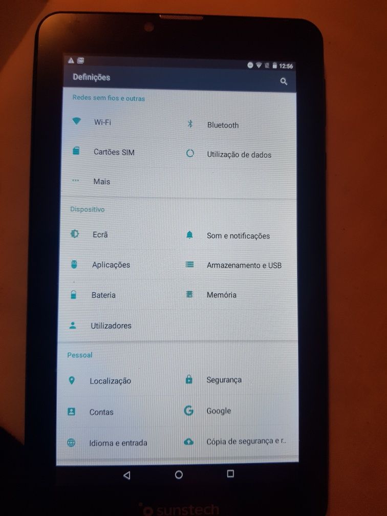 Tablet sunstech 7"..