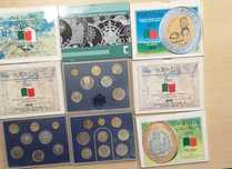 Lote com 9 carteiras BNC e PROOF