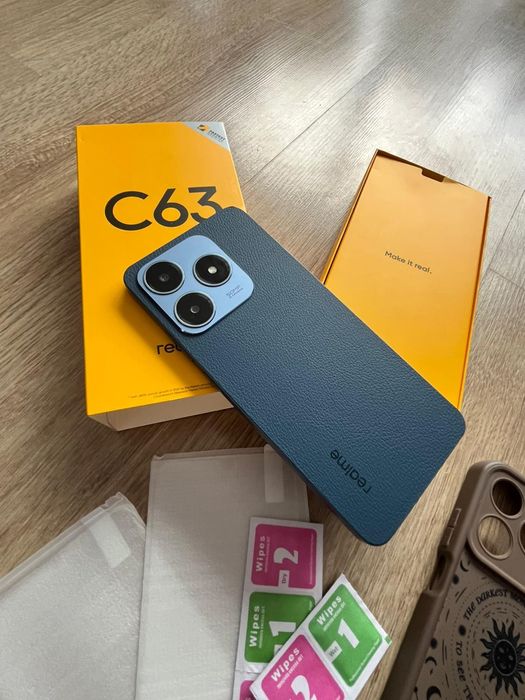 Telefon Smartfon REALME C63 8/256GB 6.74" 90Hz Niebieski + GRATIS