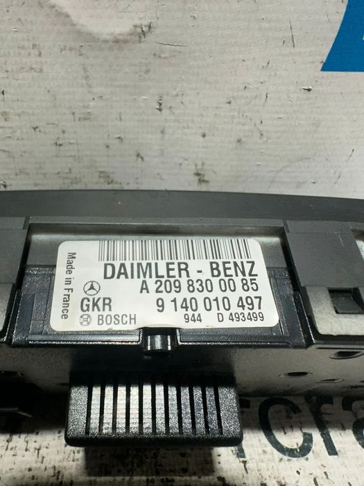 .Display Sofagem Climatronic Digital AC Ar Condicionado Mercedes Benz A2098300085 2000 - 2007