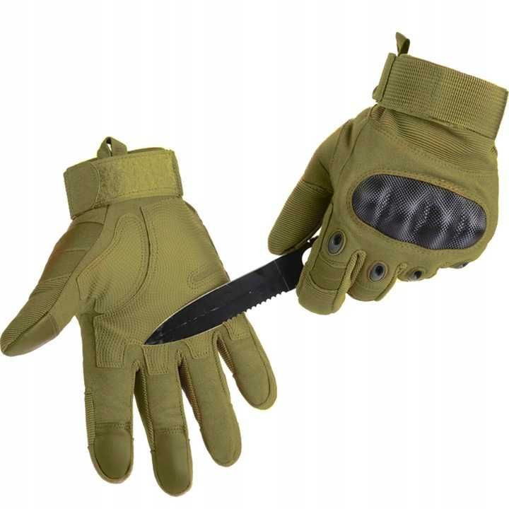 Rękawiczki Taktyczne Bojowe Survival Dotykowe L