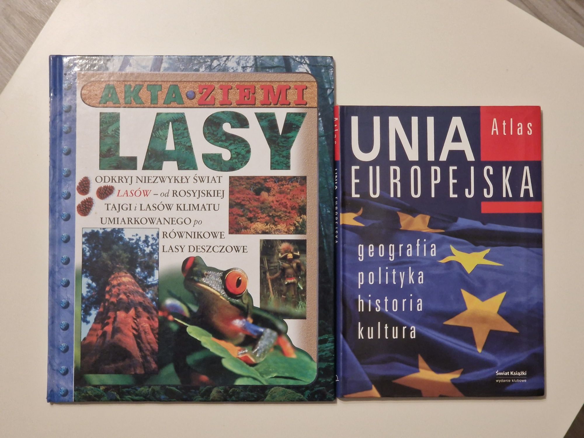 Akta ziemi. Lasy i Atlas Unia Europejska