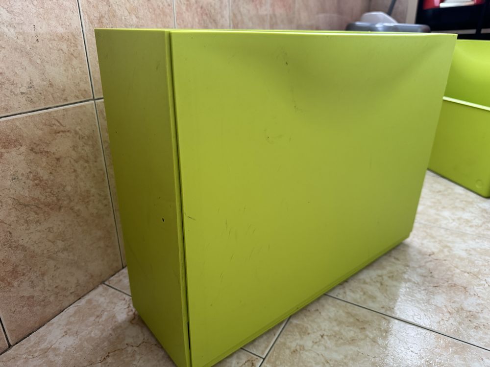 TRONES IKEA Sapateira, Arrumacao, Shoe cabinet/storage, green 2 pieces