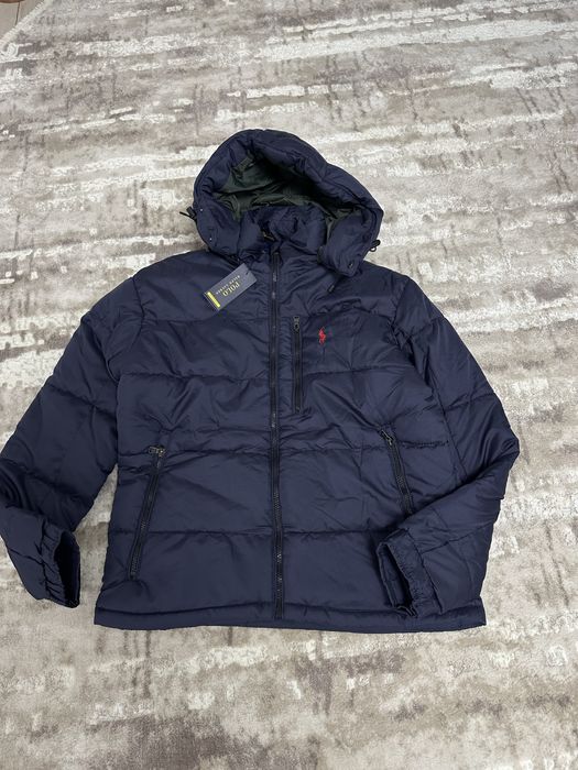 Куртки Ralph Rauren зимові плотні нові чоловічі ральф поло темно-сині