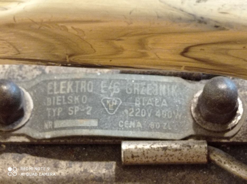 PRL Żelazko Bielsko Biała Elektro Grzejnik typ sp-2