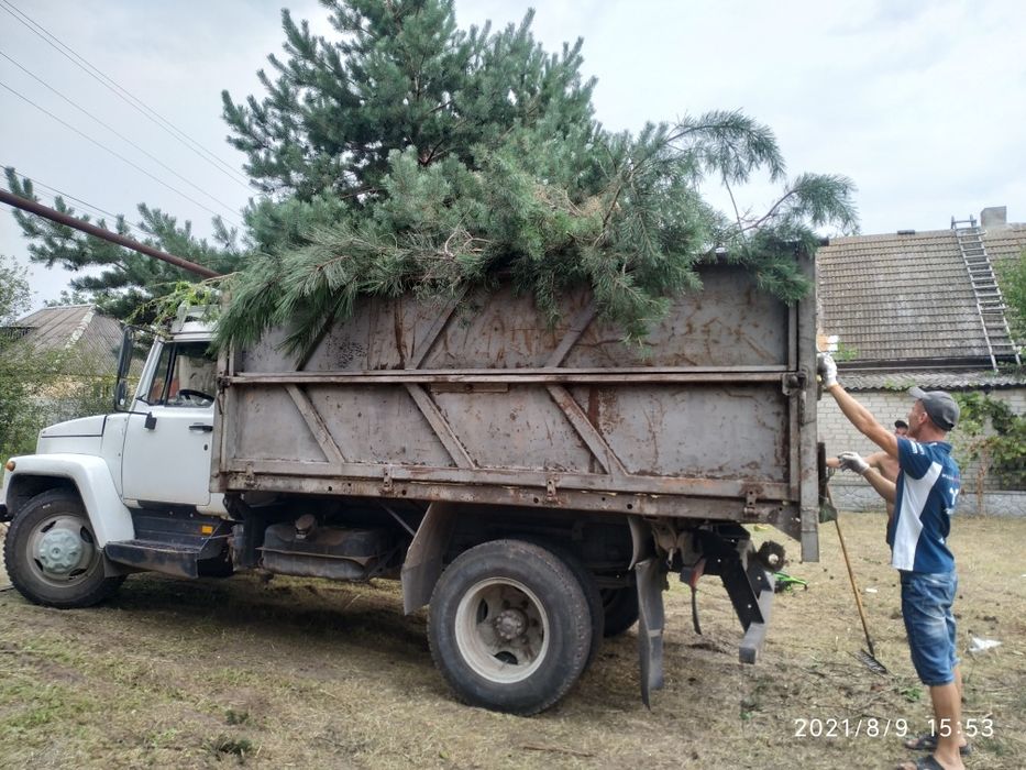 Культивация земли , вспашка, уборка участка , территории, спил деревье