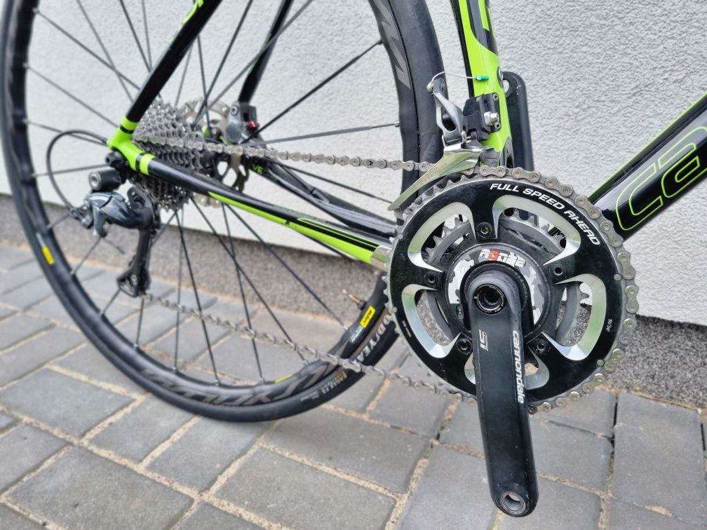 Cannondale Synapse Ultegra Disc. Karbon. Pomiar mocy