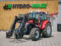 Lindner Geotrac 74  Ciągnik Lindner Geotrac 74 z ładowaczem Hauer (78 KM) Bardzo zwrotny!