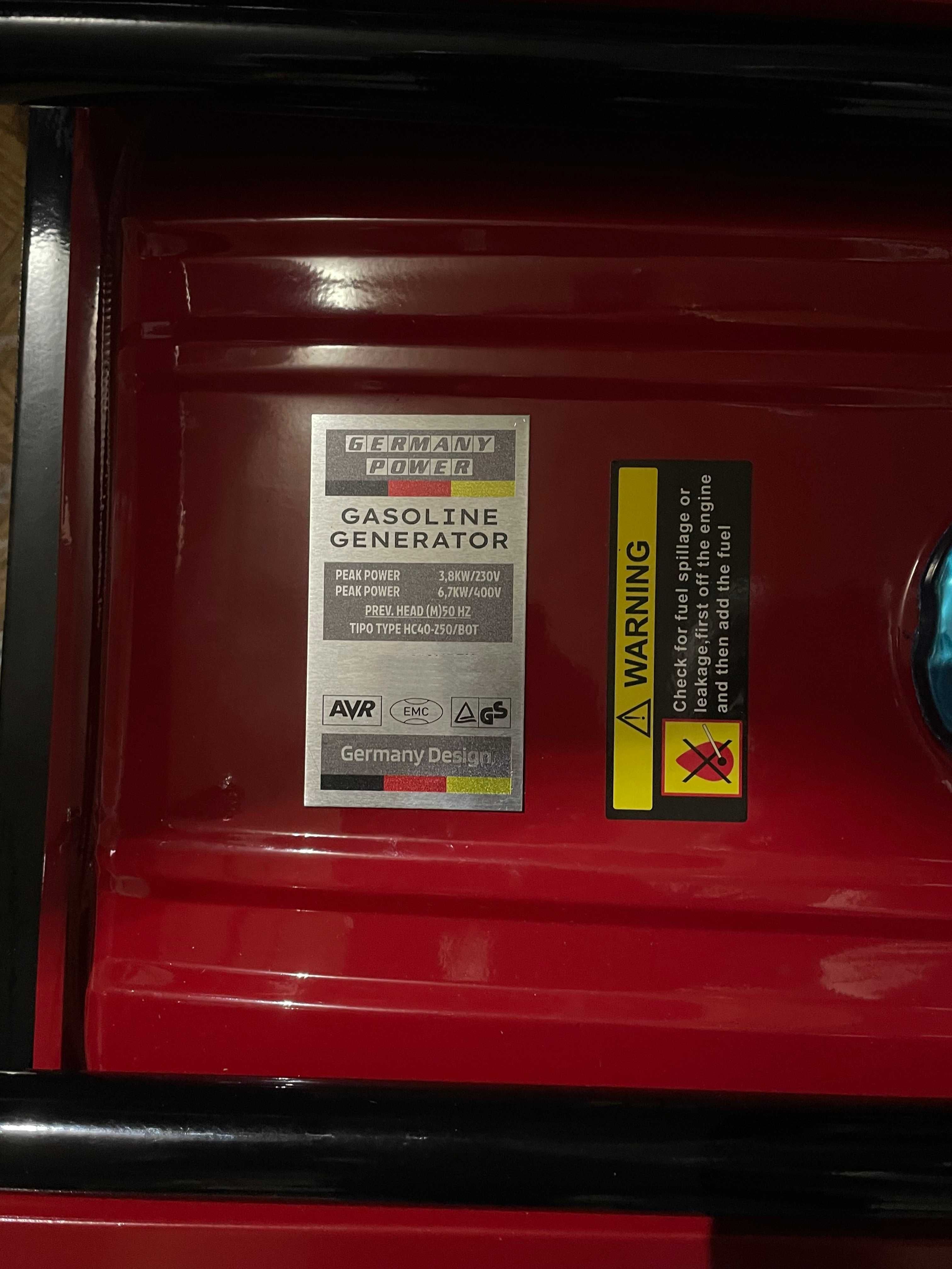 Nowy agregat prądotwórczy - DUDWEILER D10033WE - Siła 6,7 KW/400V NOWY