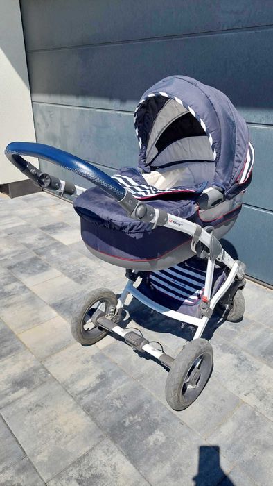 Wózek spacerowy tako marine 3w1 + baza ISOFIX