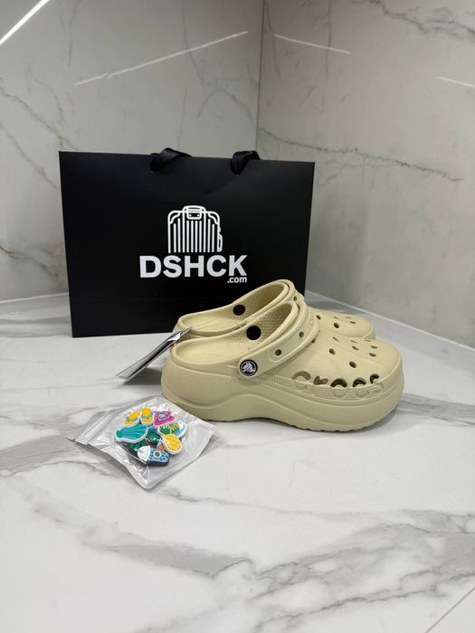 Crocs дитячі на платформі 35 розмір з Джибітс/сабо/кроксы/крокс/тапки