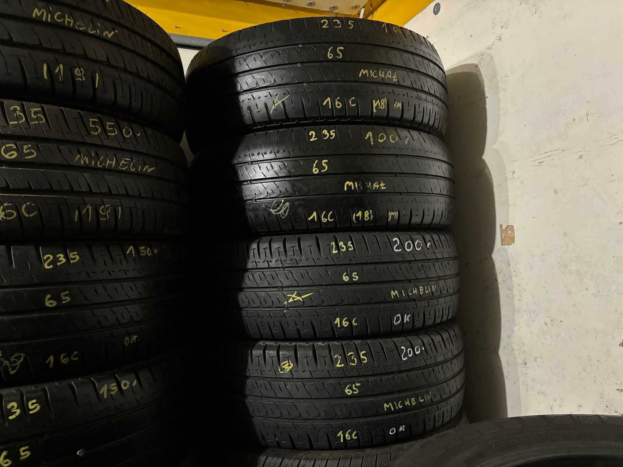 4X Opony Letnie Bus 235/65R16C MICHELIN AGILIS 7MM 2018R CAŁE SPR.