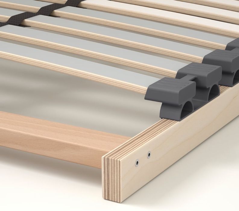 Cama Malm 140x200 com 2 gavetões e estrado