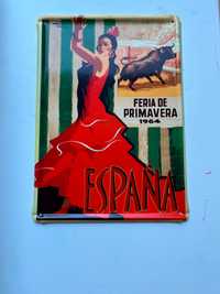 Vinatge Retro obrazek tabliczka Espana Feria