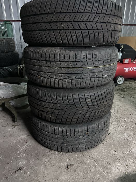 Opony zimowe uzywane na felgach stalowych R. 17