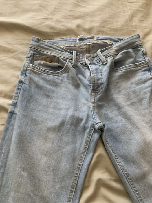 Calça ganga clara da Springfield