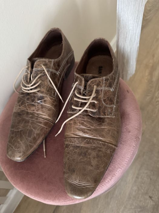 Buty  skorzane meskie eleganckie San marino roz 40 wkl 27