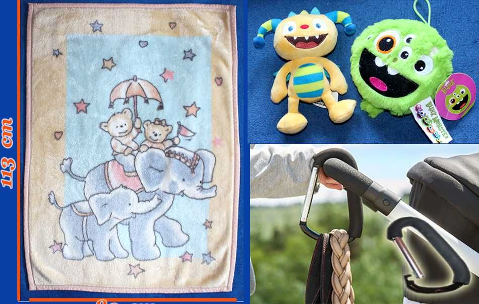 Akcesoria dla bobasa do wózka 3 szt