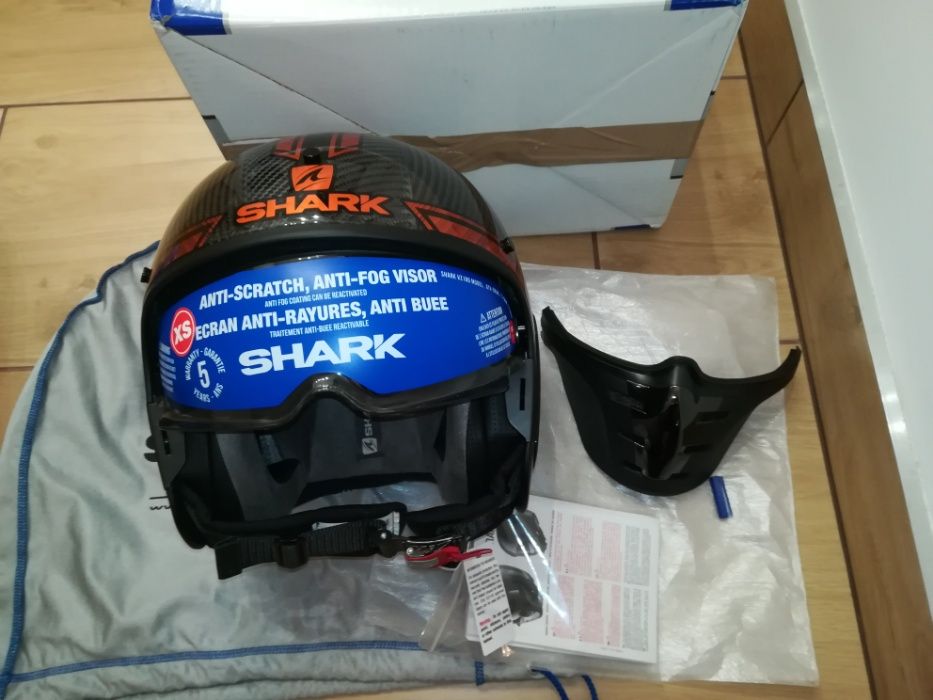 KASK Carbon SHARK S-DRAK Motocyklowy Rozmiar XS- Polecam