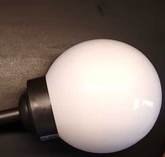 Globo solar, iluminação de jardim