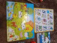 Zabawki Puzzle drewniane edukacyjne