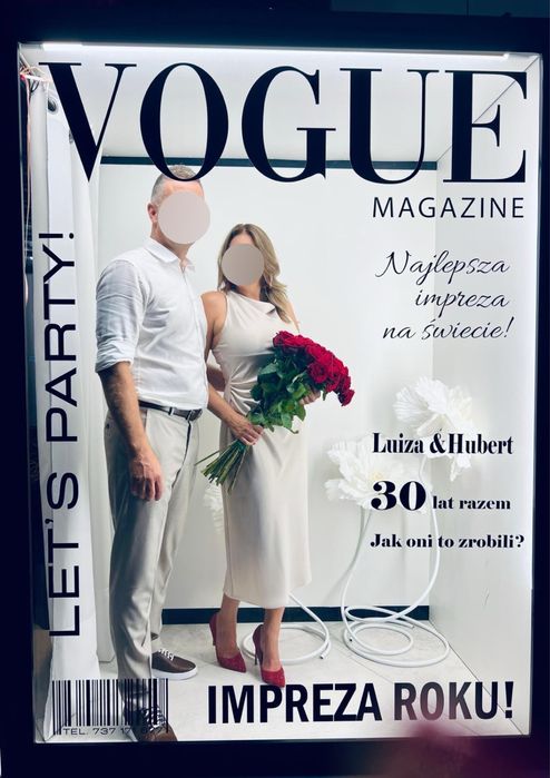 Fotobudka VOGUE, idealna na 18-TKI, wesela oraz imprezy