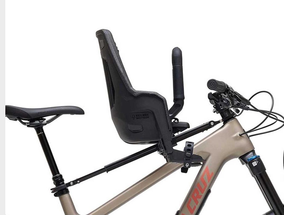 Przedni fotelik + siodełko Kids Ride Shotgun Pro Evo + kierownica