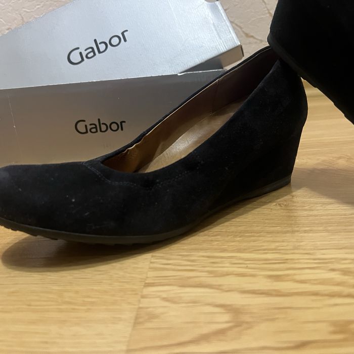 Туфлі Gabor 39р хороший стан, замш