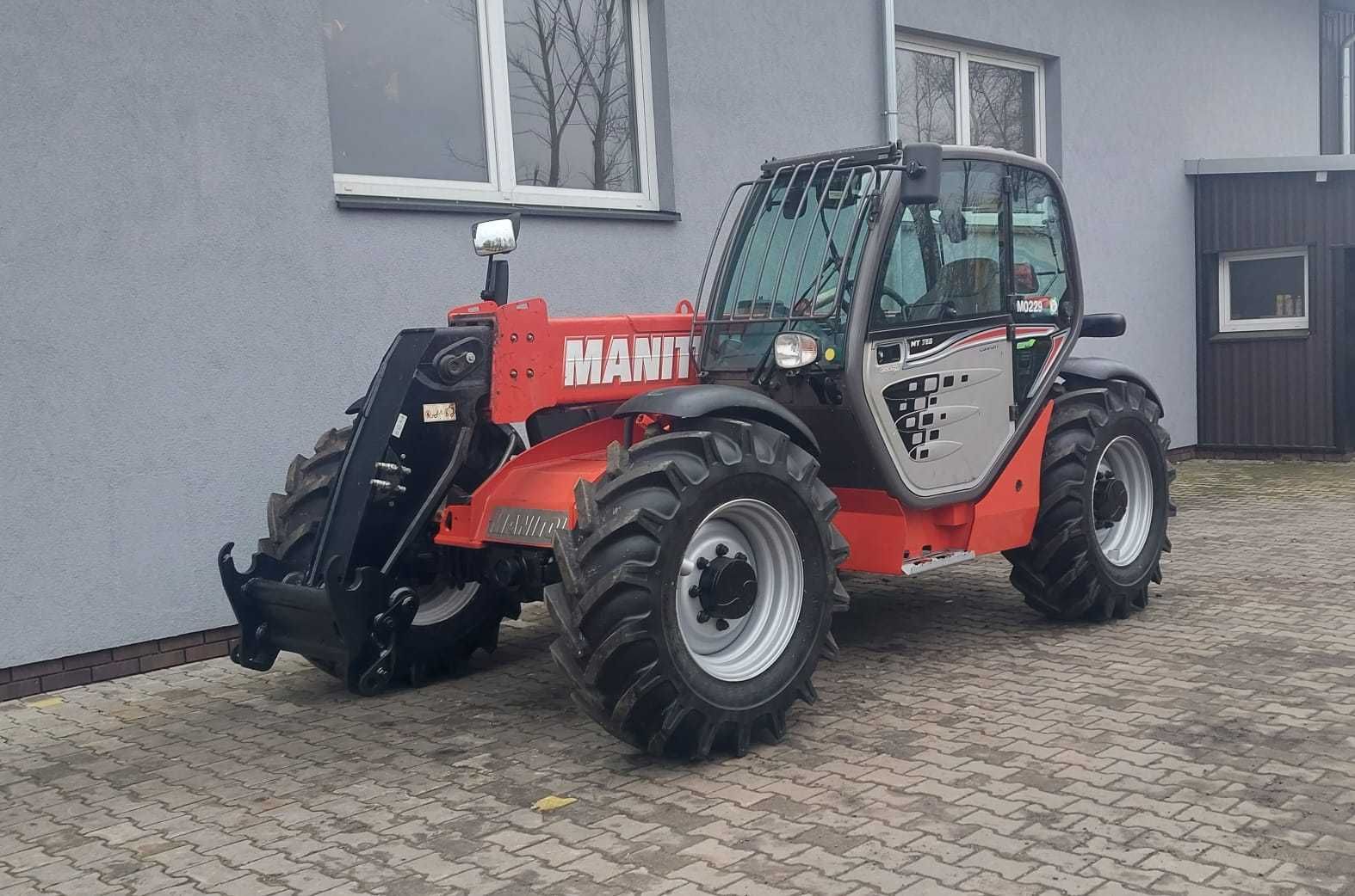 MANITOU MT732, 1916h 2019r Oryginał Ładowarka Teleskopowa 7m 3.2t