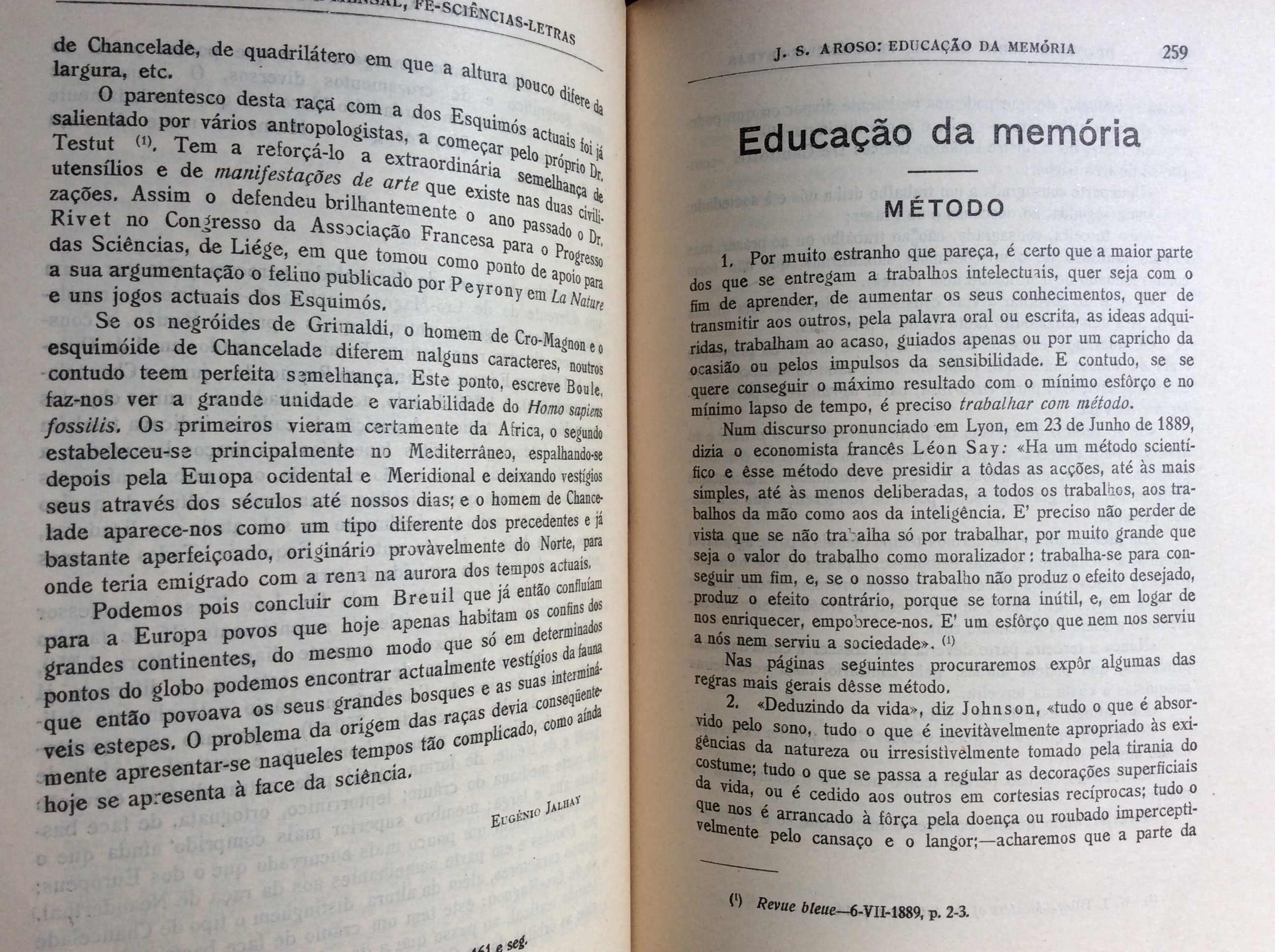 Brotéria. Fé - sciencias - letras Vol. I, Fasc. VI . Junho de 1925