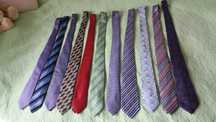 krawaty Marks&Spencer jedwabne silk
