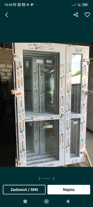 Drzwi Pcv 1250/2100, 1400/2100, 1800/2100 Lewe/Prawe Od Reki,