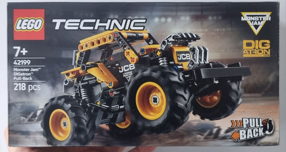 LEGO TECHNIC 42199 Monster Jam0 DIGatron Pull-Back, zestaw klocków +7